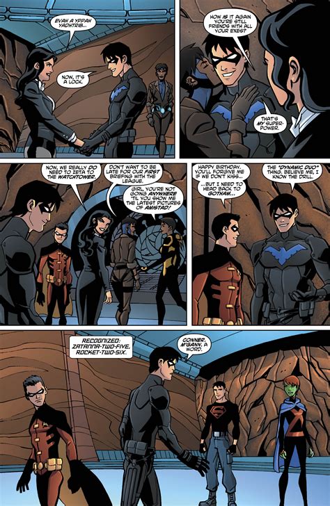 who does nightwing dating in young justice